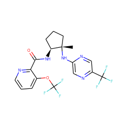 C[C@]1(Nc2cnc(C(F)(F)F)cn2)CCC[C@@H]1NC(=O)c1ncccc1OC(F)(F)F ZINC001772619594