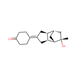 C[C@]1(O)C[C@@H]2C[C@H]1[C@H]1CC(=C3CCC(=O)CC3)C[C@@H]21 ZINC000013835460