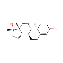 C[C@]1(O)CC[C@H]2[C@@H]3CCC4=CC(=O)CC[C@]4(C)[C@H]3CC[C@@]21C ZINC000003814422