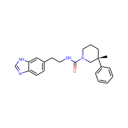 C[C@]1(c2ccccc2)CCCN(C(=O)NCCc2ccc3nc[nH]c3c2)C1 ZINC000049014061