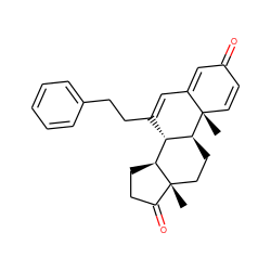 C[C@]12C=CC(=O)C=C1C=C(CCc1ccccc1)[C@@H]1[C@@H]2CC[C@]2(C)C(=O)CC[C@@H]12 ZINC000006067826