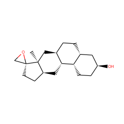 C[C@]12C[C@H]3CC[C@@H]4C[C@@H](O)CC[C@@H]4[C@@H]3C[C@H]1CC[C@@]21CO1 ZINC001772590705