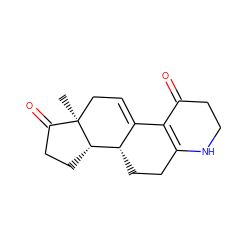 C[C@]12CC=C3C4=C(CC[C@@H]3[C@@H]1CCC2=O)NCCC4=O ZINC000013605681