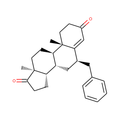 C[C@]12CC[C@@H]3[C@H](C[C@H](Cc4ccccc4)C4=CC(=O)CC[C@]43C)[C@@H]1CCC2=O ZINC000036289249