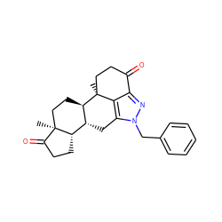 C[C@]12CC[C@@H]3[C@H](Cc4c5c(nn4Cc4ccccc4)C(=O)CC[C@@]53C)[C@@H]1CCC2=O ZINC000253851714