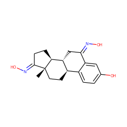 C[C@]12CC[C@@H]3c4ccc(O)cc4/C(=N\O)C[C@H]3[C@@H]1CC/C2=N\O ZINC000013681677