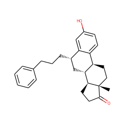 C[C@]12CC[C@@H]3c4ccc(O)cc4[C@@H](CCCc4ccccc4)C[C@H]3[C@@H]1CCC2=O ZINC000653709743