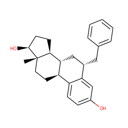 C[C@]12CC[C@@H]3c4ccc(O)cc4[C@@H](Cc4ccccc4)C[C@H]3[C@@H]1CC[C@@H]2O ZINC000653692127