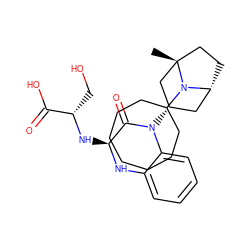 C[C@]12CC[C@H](C[C@H](N3C(=O)[C@H](N[C@@H](CO)C(=O)O)Nc4ccccc43)C1)N2C1CCCCCCC1 ZINC000169685509