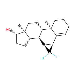 C[C@]12CC[C@H]3[C@@H]([C@H]4[C@@H](C5=CCCC[C@@]53C)C4(F)F)[C@@H]1CC[C@@H]2O ZINC000653760942