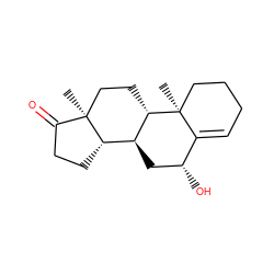 C[C@]12CC[C@H]3[C@@H](C[C@@H](O)C4=CCCC[C@@]43C)[C@@H]1CCC2=O ZINC000013470378