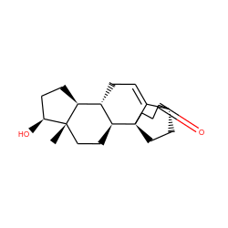 C[C@]12CC[C@H]3[C@@H](CC=C4[C@H]5CC[C@]43CCC5=O)[C@@H]1CC[C@@H]2O ZINC000028896845