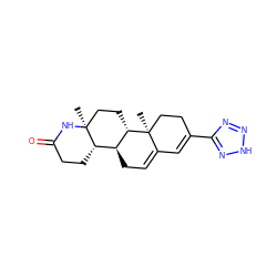 C[C@]12CC[C@H]3[C@@H](CC=C4C=C(c5nn[nH]n5)CC[C@@]43C)[C@@H]1CCC(=O)N2 ZINC000653712864