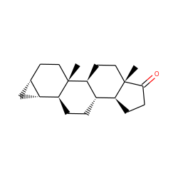 C[C@]12CC[C@H]3[C@@H](CC[C@H]4[C@@H]5C[C@@H]5CC[C@@]43C)[C@@H]1CCC2=O ZINC000653854056