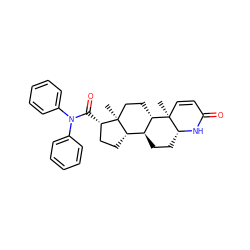 C[C@]12CC[C@H]3[C@@H](CC[C@H]4NC(=O)C=C[C@]34C)[C@@H]1CC[C@@H]2C(=O)N(c1ccccc1)c1ccccc1 ZINC000003775797