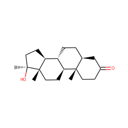 C[C@]12CCC(=O)C[C@@H]1CC[C@@H]1[C@@H]2CC[C@@]2(C)[C@H]1CC[C@]2(C)O ZINC000004216870