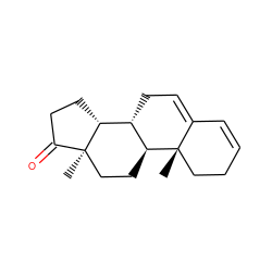 C[C@]12CCC=CC1=CC[C@@H]1[C@@H]2CC[C@@]2(C)C(=O)CC[C@H]12 ZINC000002516204