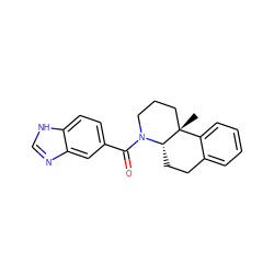 C[C@]12CCCN(C(=O)c3ccc4[nH]cnc4c3)[C@H]1CCc1ccccc12 ZINC000117625364