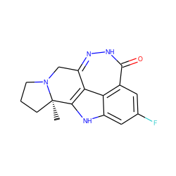 C[C@]12CCCN1Cc1n[nH]c(=O)c3cc(F)cc4[nH]c2c1c43 ZINC000150196116