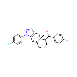 C[C@]12Cc3cnn(-c4ccc(F)cc4)c3C=C1CCC[C@@H]2[C@H](O)c1ccc(F)cc1 ZINC000013560786