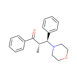 C[C@H](C(=O)c1ccccc1)[C@@H](c1ccccc1)N1CCOCC1 ZINC000031719435