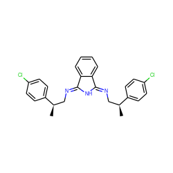 C[C@H](C/N=C1\N/C(=N\C[C@H](C)c2ccc(Cl)cc2)c2ccccc21)c1ccc(Cl)cc1 ZINC000026718377