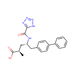 C[C@H](C[C@@H](Cc1ccc(-c2ccccc2)cc1)NC(=O)c1nnn[nH]1)C(=O)O ZINC000141420471