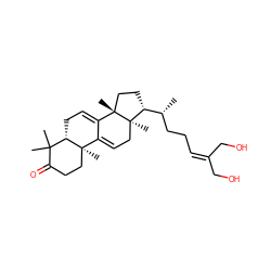 C[C@H](CCC=C(CO)CO)[C@H]1CC[C@@]2(C)C3=CC[C@H]4C(C)(C)C(=O)CC[C@]4(C)C3=CC[C@]12C ZINC000032023197