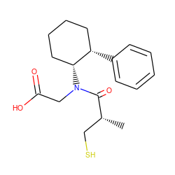 C[C@H](CS)C(=O)N(CC(=O)O)[C@@H]1CCCC[C@@H]1c1ccccc1 ZINC000028260252