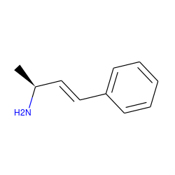 C[C@H](N)/C=C/c1ccccc1 ZINC000006019956