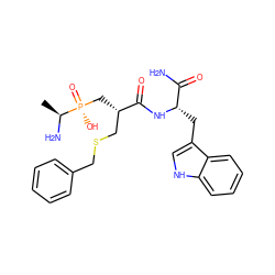 C[C@H](N)[P@](=O)(O)C[C@@H](CSCc1ccccc1)C(=O)N[C@@H](Cc1c[nH]c2ccccc12)C(N)=O ZINC000028974364