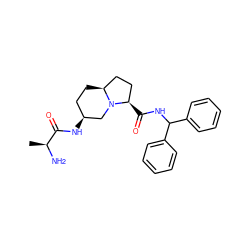 C[C@H](N)C(=O)N[C@H]1CC[C@H]2CC[C@@H](C(=O)NC(c3ccccc3)c3ccccc3)N2C1 ZINC000040892706