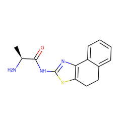 C[C@H](N)C(=O)Nc1nc2c(s1)CCc1ccccc1-2 ZINC000014952012