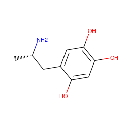 C[C@H](N)Cc1cc(O)c(O)cc1O ZINC000003599025