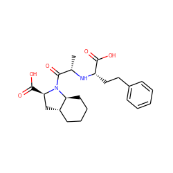 C[C@H](N[C@@H](CCc1ccccc1)C(=O)O)C(=O)N1[C@H](C(=O)O)C[C@H]2CCCC[C@@H]21 ZINC000003784432