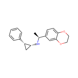 C[C@H](N[C@@H]1C[C@@H]1c1ccccc1)c1ccc2c(c1)OCCO2 ZINC000073225018