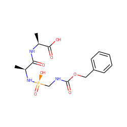 C[C@H](NC(=O)[C@H](C)N[P@](=O)(O)CNC(=O)OCc1ccccc1)C(=O)O ZINC000299844576