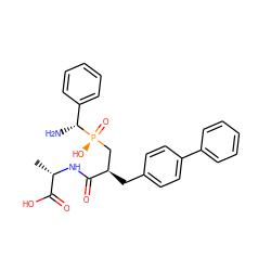 C[C@H](NC(=O)[C@H](Cc1ccc(-c2ccccc2)cc1)C[P@](=O)(O)[C@H](N)c1ccccc1)C(=O)O ZINC000013807150