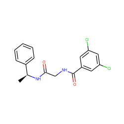 C[C@H](NC(=O)CNC(=O)c1cc(Cl)cc(Cl)c1)c1ccccc1 ZINC000473152892