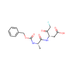 C[C@H](NC(=O)OCc1ccccc1)C(=O)N[C@@H](CC(=O)O)C(=O)CF ZINC000028259447