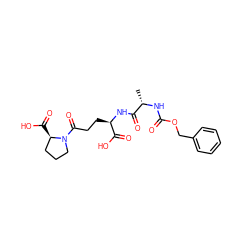 C[C@H](NC(=O)OCc1ccccc1)C(=O)N[C@H](CCC(=O)N1CCC[C@H]1C(=O)O)C(=O)O ZINC000013599991