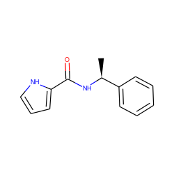 C[C@H](NC(=O)c1ccc[nH]1)c1ccccc1 ZINC000005515702