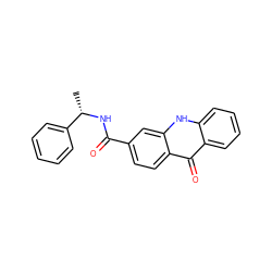 C[C@H](NC(=O)c1ccc2c(=O)c3ccccc3[nH]c2c1)c1ccccc1 ZINC000014970296