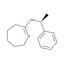 C[C@H](NC1=NCCCCC1)c1ccccc1 ZINC000000975743