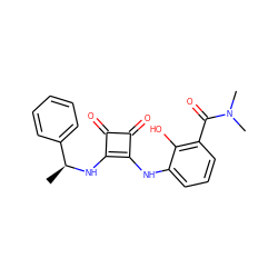 C[C@H](Nc1c(Nc2cccc(C(=O)N(C)C)c2O)c(=O)c1=O)c1ccccc1 ZINC000101069101