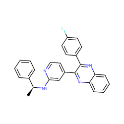 C[C@H](Nc1cc(-c2nc3ccccc3nc2-c2ccc(F)cc2)ccn1)c1ccccc1 ZINC000045245481