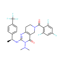 C[C@H](Nc1nc2c(c(=O)n1N(C)C)CN(C(=O)c1c(F)cc(F)cc1F)CC2)c1ccc(C(F)(F)F)cc1 ZINC000113851857