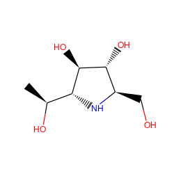 C[C@H](O)[C@H]1N[C@H](CO)[C@@H](O)[C@@H]1O ZINC000045496117