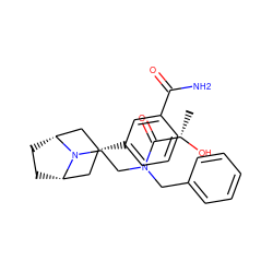 C[C@H](O)C(=O)N(CCN1[C@H]2CC[C@@H]1C[C@H](c1cccc(C(N)=O)c1)C2)Cc1ccccc1 ZINC000117297399