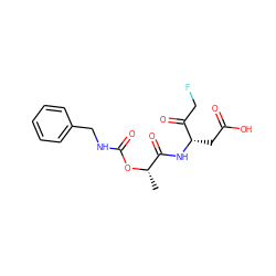 C[C@H](OC(=O)NCc1ccccc1)C(=O)N[C@@H](CC(=O)O)C(=O)CF ZINC000028125242